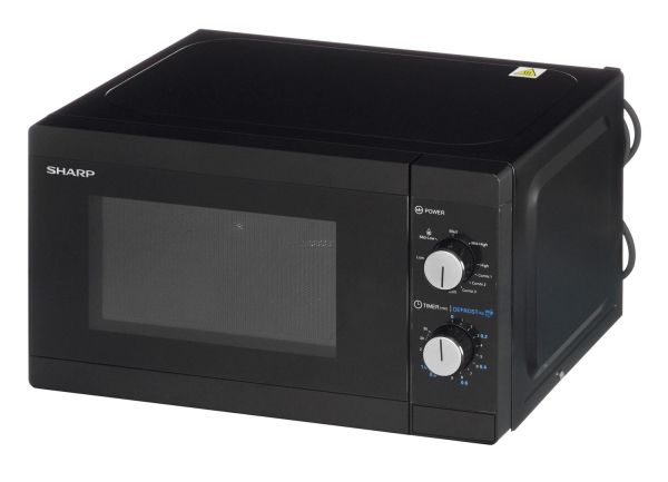 Sharp YC-MG01E-B, Bordplade, Kombination mikroovn, 20 L, 800 W, Dreje, Sort billede 3