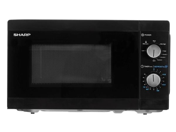Sharp YC-MG01E-B, Bordplade, Kombination mikroovn, 20 L, 800 W, Dreje, Sort billede 4