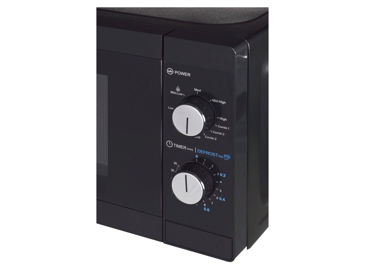 Sharp YC-MG01E-B, Bordplade, Kombination mikroovn, 20 L, 800 W, Dreje, Sort billede 2
