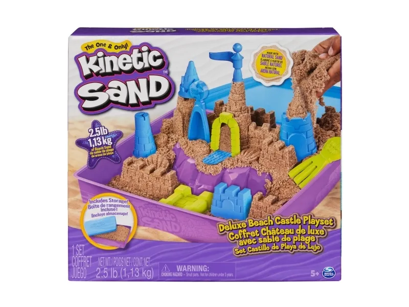 Kinetic Sand Deluxe Strandspaß Spielset, Kinetischer Sand für Kinder, 3  Jahr(e), Mehrfarbig