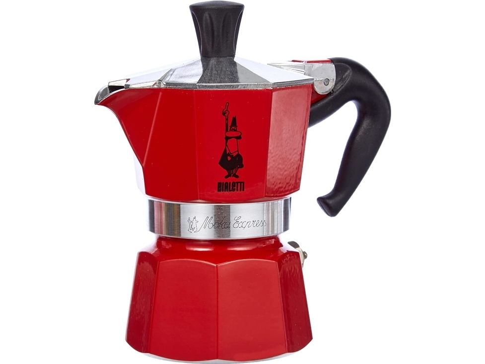 Bialetti Moka Express Rot, Espressokocher Für 1 Tasse