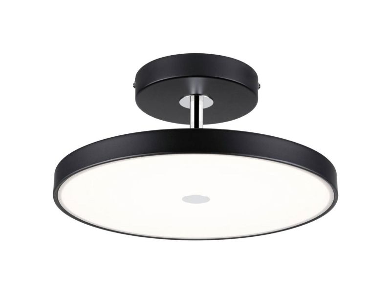 Paulmann 96781 Hildor Led Deckenleuchte Led (Rgb) 26,5 W Schwarz (Matt), Chrom