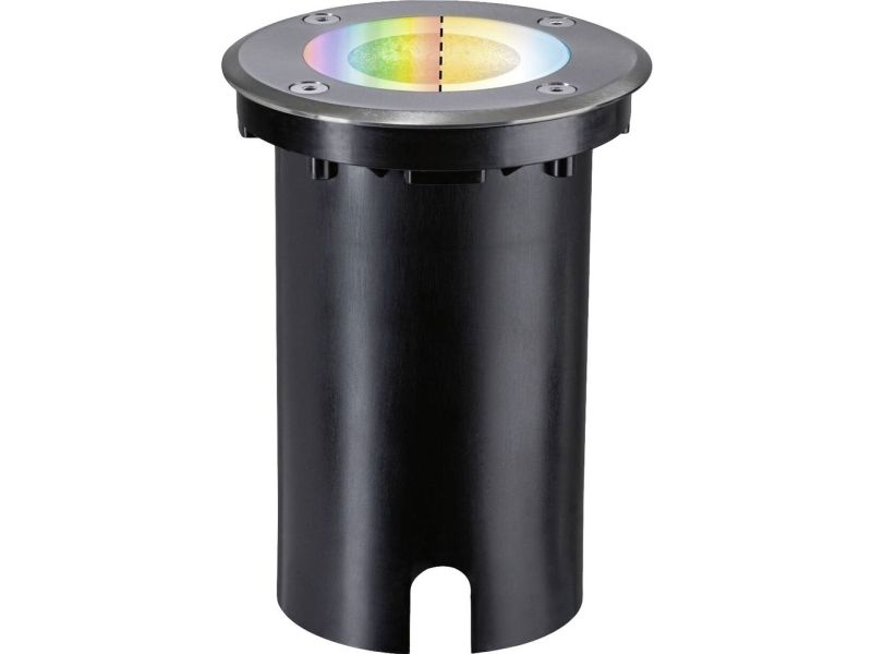 94845 Zigbee 3.0 Boden Rund Paulmann Home Einbauleuchte 4.9 W Rgbw Eisen (Gebürstet)