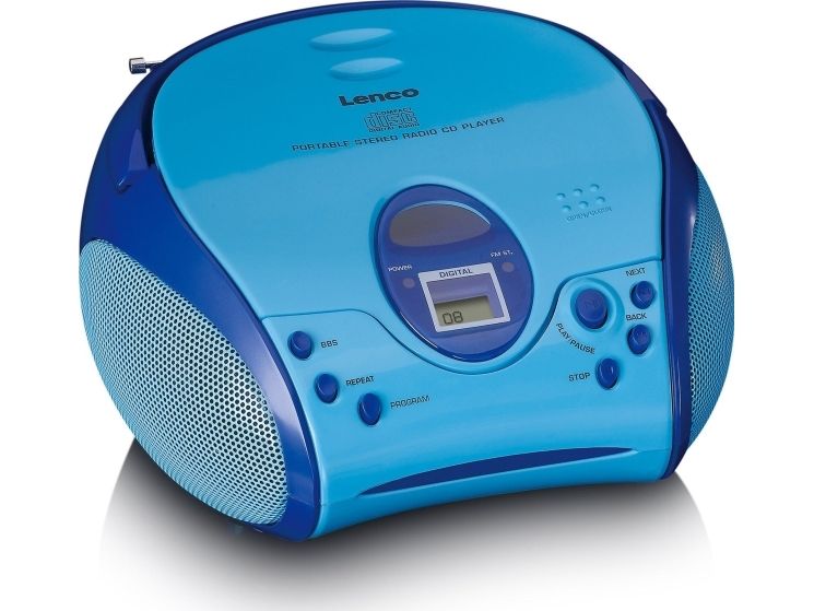 Lenco Scd-24Bu Kids, Tragbar, Fm, Automatischer Suchlauf, 4 W, 60 Db, Lcd