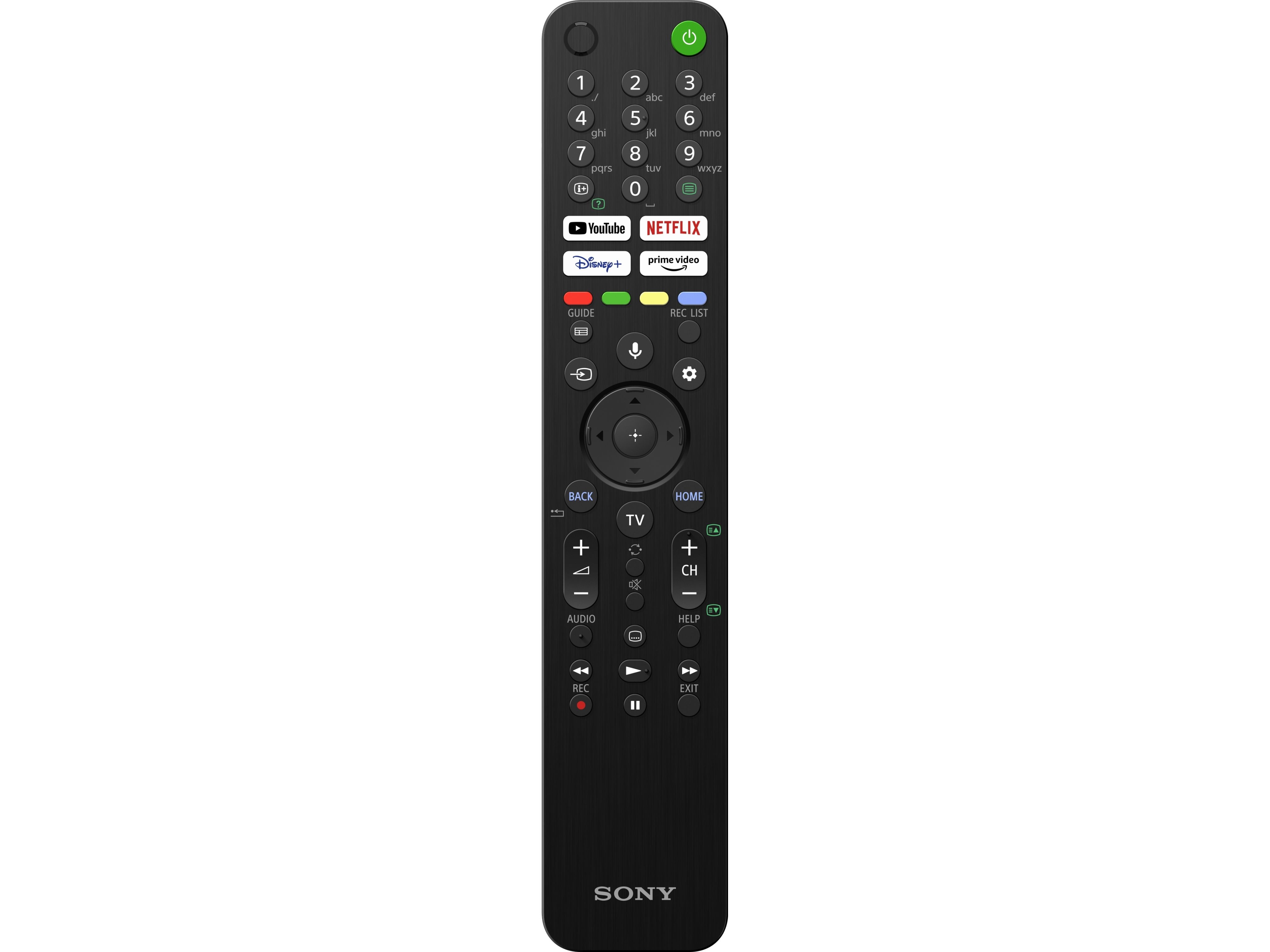 Sony Rmf-Tx520e - Fernbedienung - Für Sony Xr-50X92, 50X94, 55X92, 55X94, 65X92, 65X94, 75X92, 75X94 Kd-50X82, 55X82, 65X82