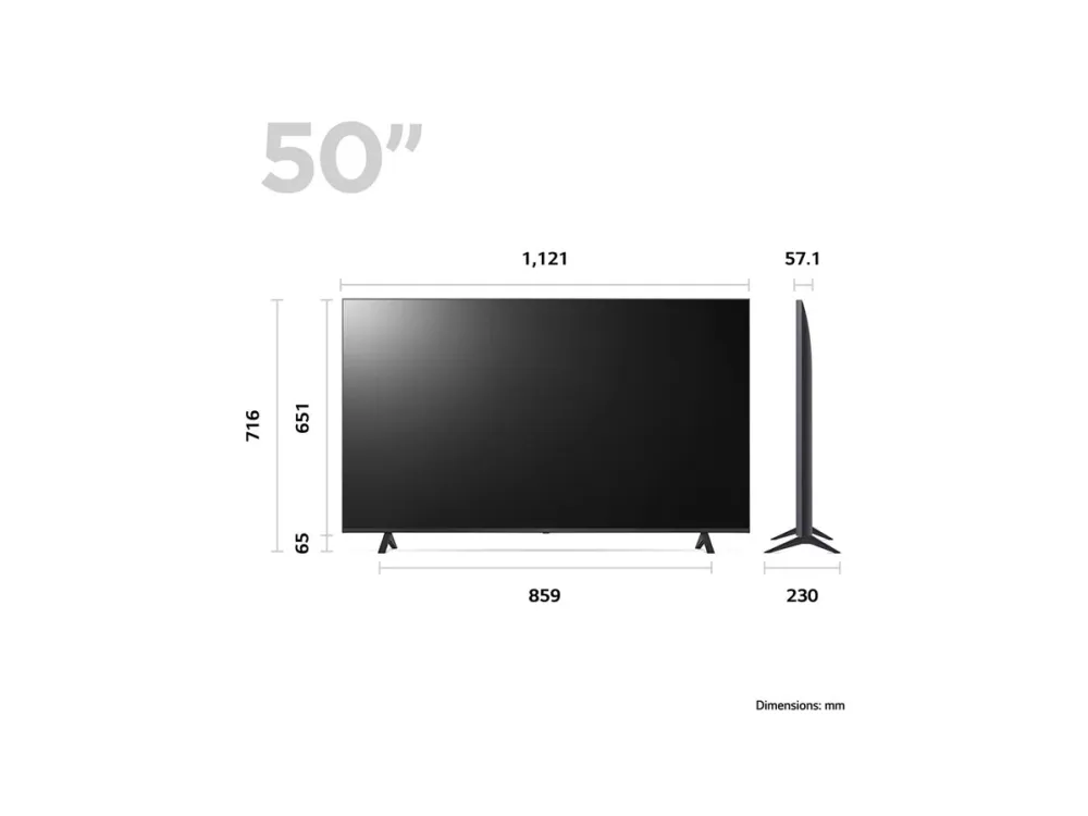 LG 50UR78006LK LED UR78 50 4K Smart TV