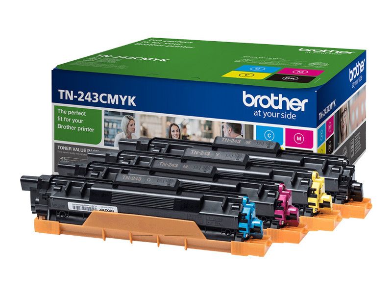 Brother Tn-243Cmyk, 1000 Seiten, 1000 Seiten, Schwarz, Cyan, Magenta, Gelb, 1 Stück(E)
