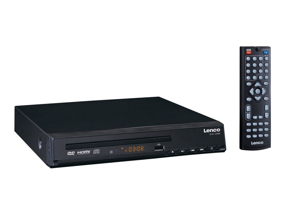 Lenco Dvd-120 - Dvd-Spiller - Sort