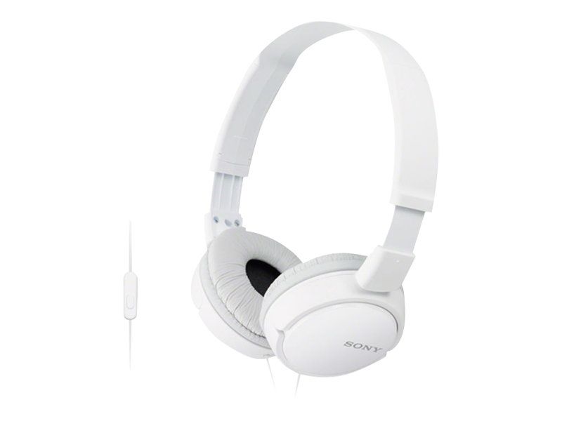 Sony Mdr-Zx110ap, Kopfhörer, Kopfband, Calls/Music, Weiß, Binaural, 1,2 M
