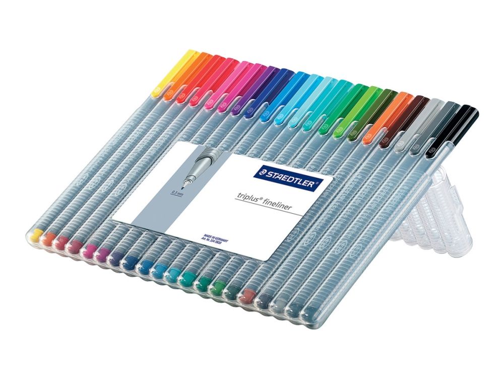 Staedtler Triplus Fineliner 334, Multi, Grau, Polypropylen (Pp), 0,3 Mm, 20 Stück(E)