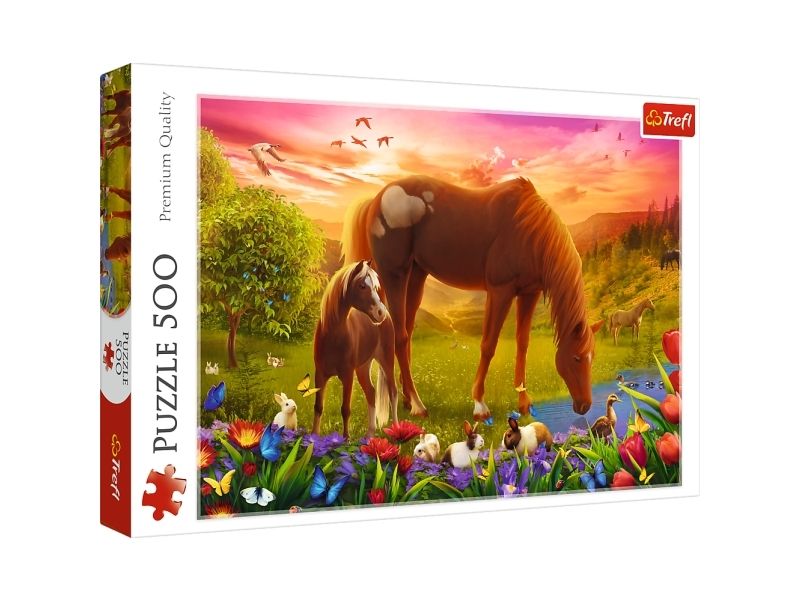Trefl Puzzle 500, 500 kpl, Eläimet, 10 vuosi/vuosia