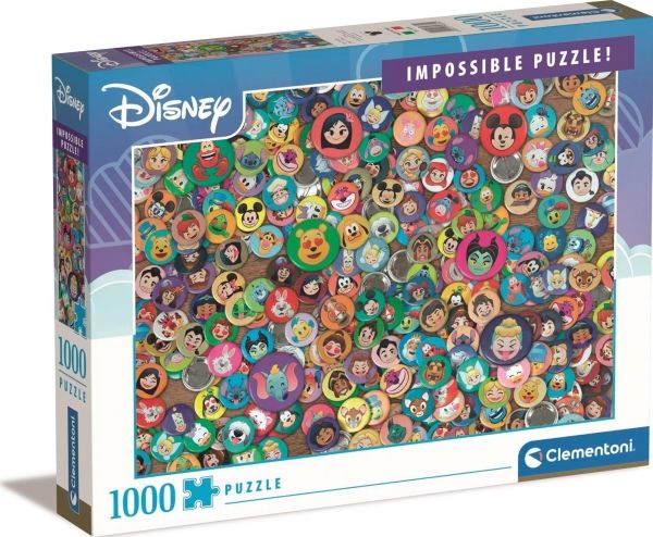 Clementoni pussel 1000 bitar Impossible Disney Classic