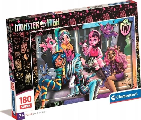 Clementoni CLE pussel 180 Super SuperKolor Monster High 29791