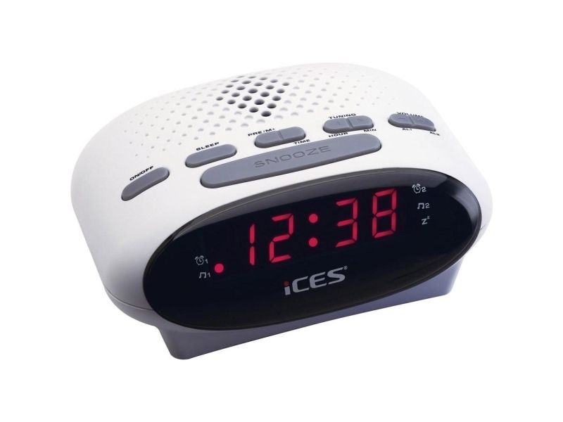 Ices Icr-210, Ur, Fm, Pll, Led, 1,52 Cm (0.6"), Hvid, 3 V