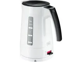 Musta/Valkoinen Melitta Enjoy Aqua, 1,7 L, 2400 W, , Veden Tason Ilmaisin, Ylikuumenemissuoja, Johdoton