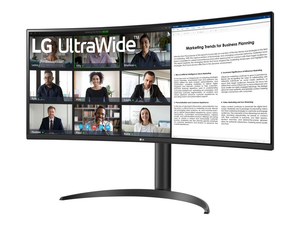 Musta Lg 34Wr55qk-B, 86,4 Cm (34"), 3440 X 1440 Pikseliä, Wide Quad Hd, 5 Ms,