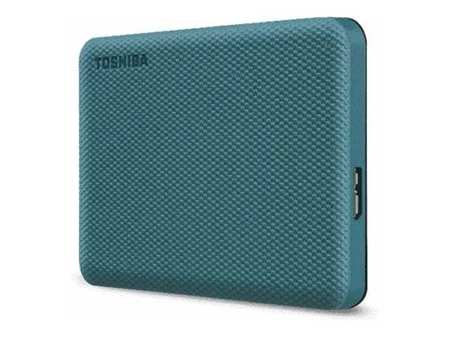 Toshiba Canvio Advance - Hårddisk - 2 TB - extern (portabel) - 2.5" - USB 3.2 Gen 1 - grön