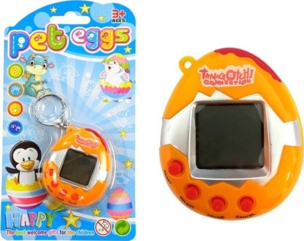 Tamagotchi i ägg orange djur