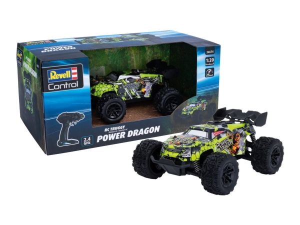 Revell Control 24674 Power Dragon 1:20 Rc Modellbil, Nybörjarmodell Elektronik Buggy