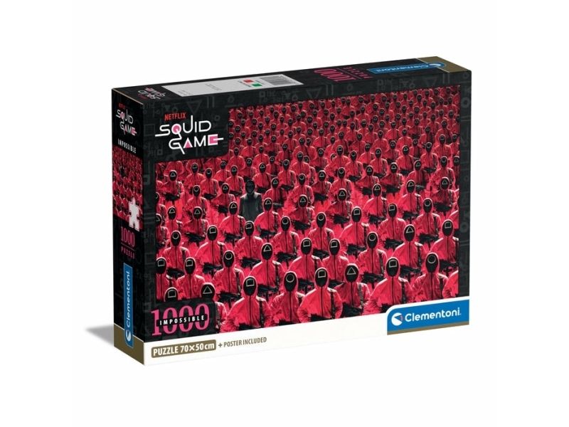 Clementoni Impossible Squid Game, 1000 styck, TV/film, 18 År