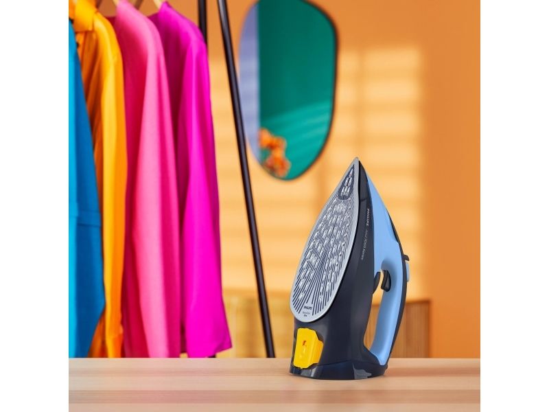 Philips Azur 7000 Series DST7041 - Dampstrygejern med automatisk afbrydelse - såleplade: SteamGlide Elite - 2800 W - lyseblå/mørkeblå billede 4