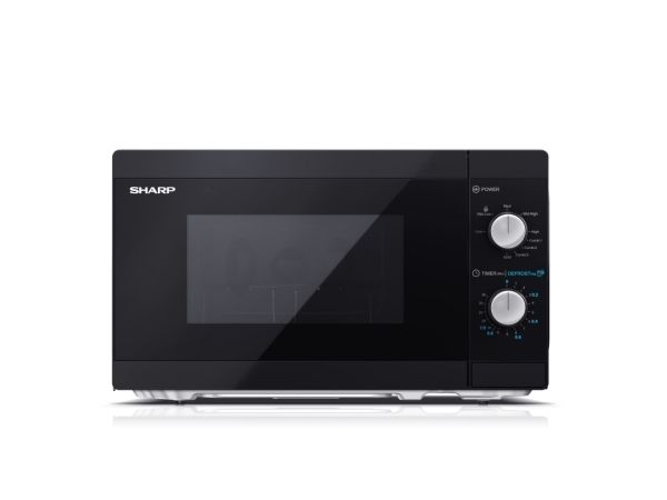 Sharp YC-MG01E-B, Bordplade, Kombination mikroovn, 20 L, 800 W, Dreje, Sort billede 1