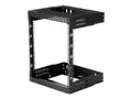 StarTech.com 12U 19" Wall Mount Network Rack, Adjustable Depth 12-20" 2 ...